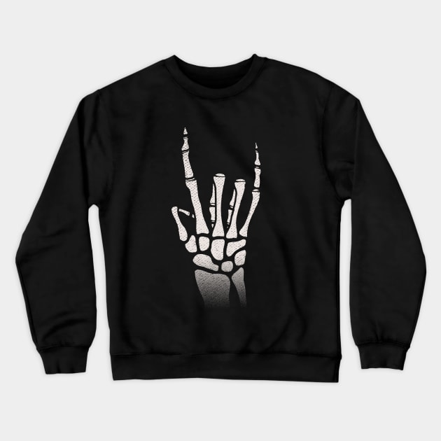 SKELETON HAND Crewneck Sweatshirt by teepublickalt69